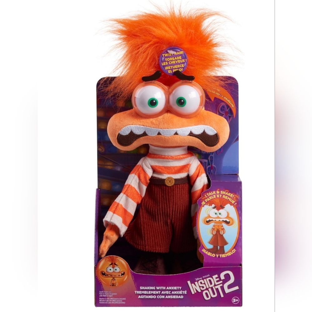 Inside Out 2 Shaking With Anxiety Plush